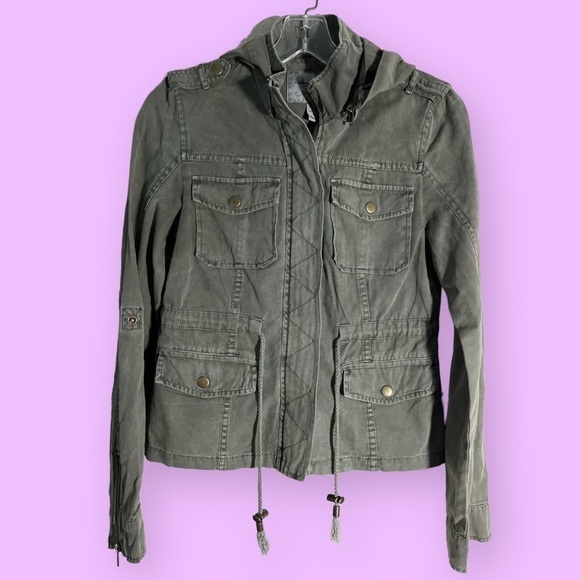 American Rag Utility Jacket with Removable Hood. XS - Picture 1 of 6